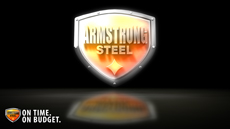 Armstrong Steel Glow Wallpaper