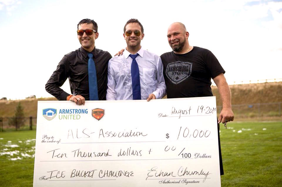 Armstrong Steel Commits $10,000 to the fight against ALS