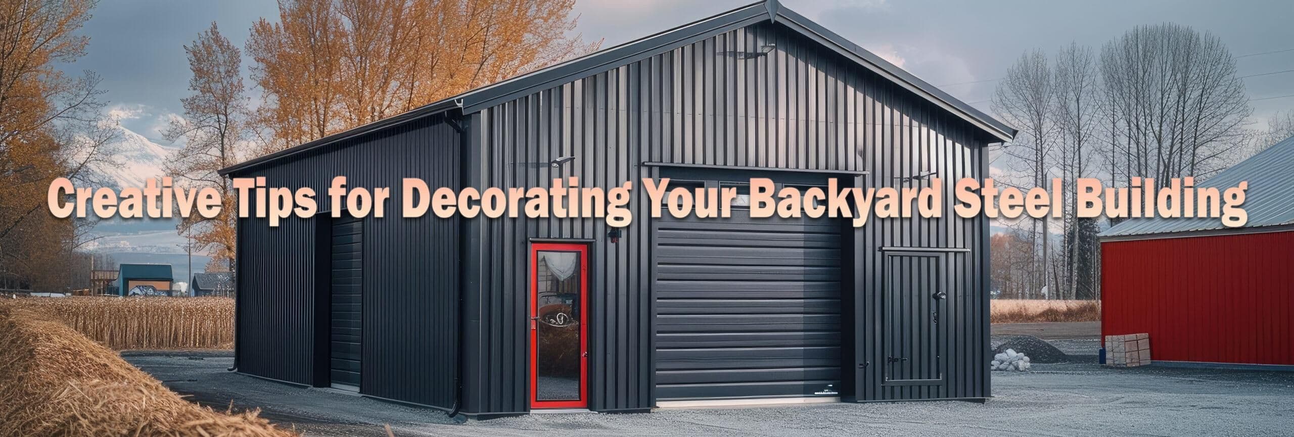 Transform Your Backyard with Steel Building Décor Ideas