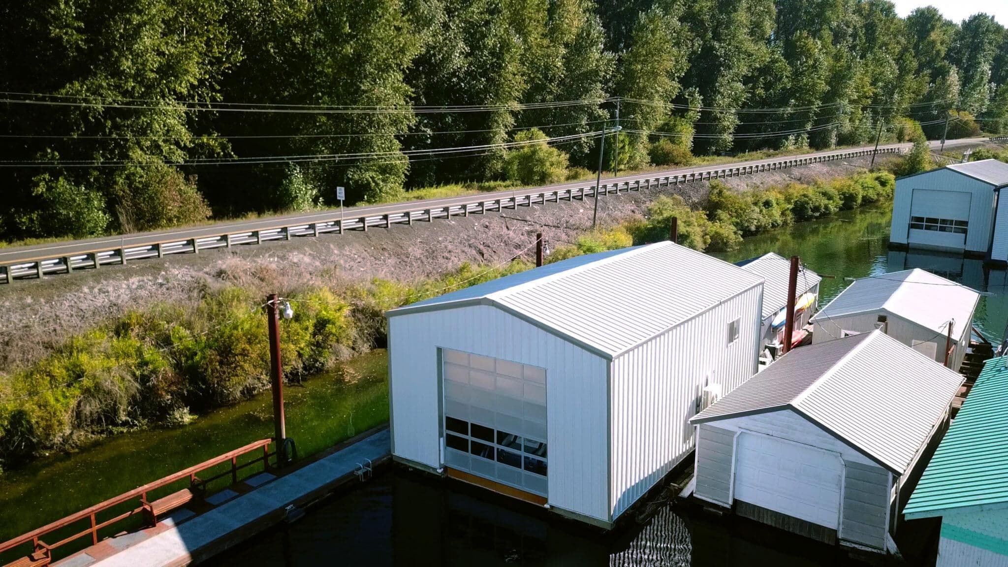 A Floating Steel Building