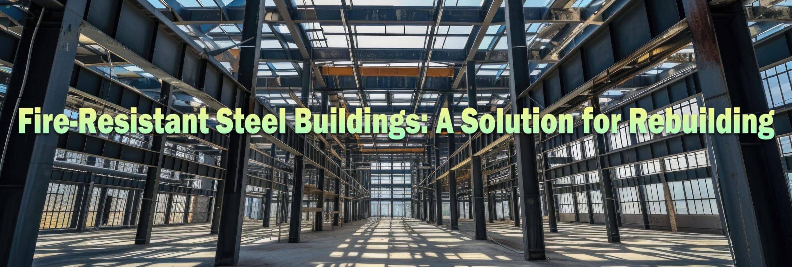 Fire-Resistant Steel Buildings: A Solution for Rebuilding