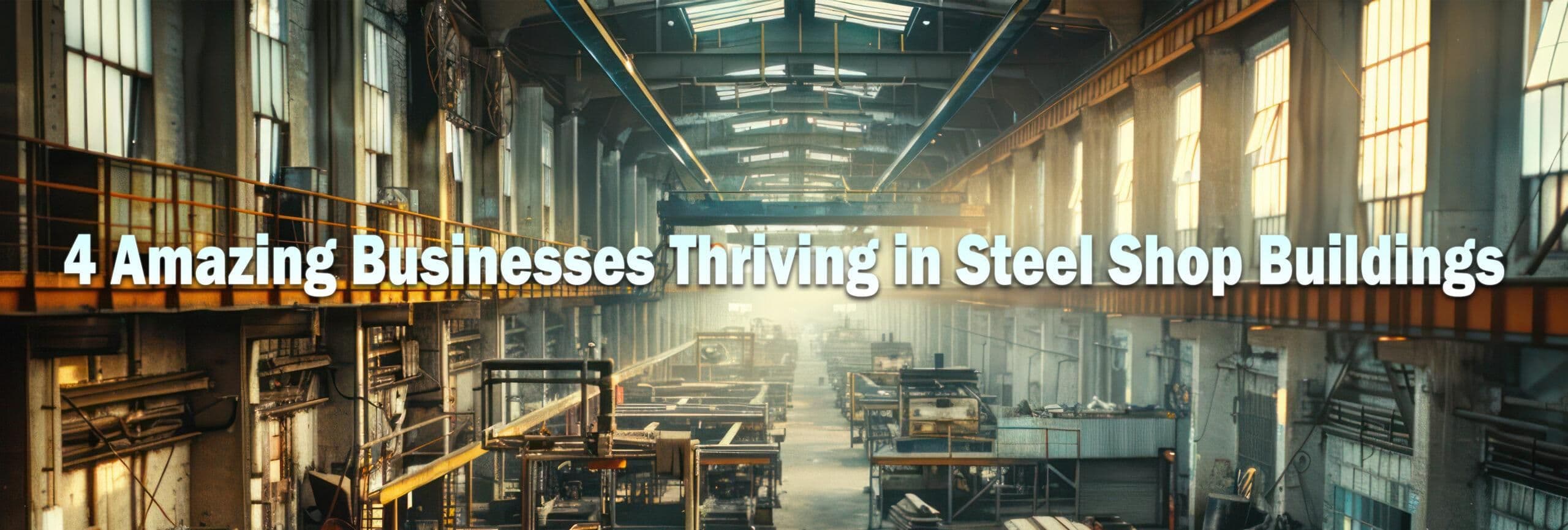 4 Amazing Businesses Thriving in Steel Shop Buildings