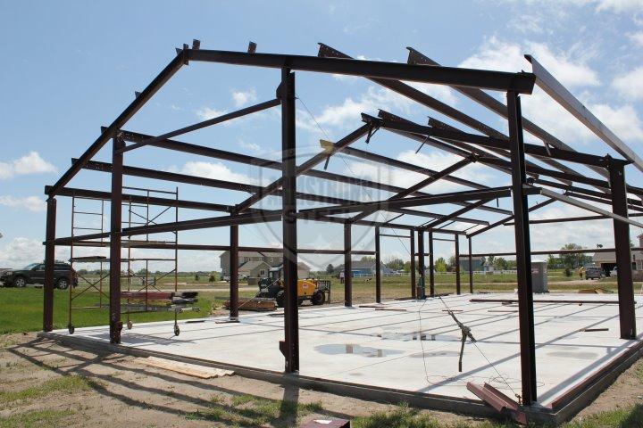 Cheap Industrial Space Saving Custom Steel Structure Metal Frame