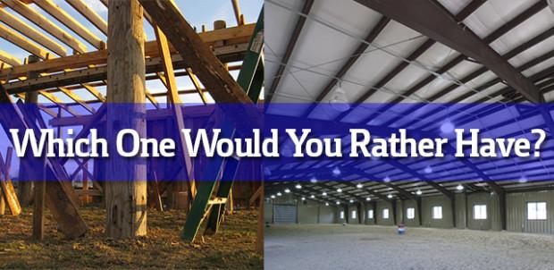 Steel Building or Pole Barn – Which One Would You Rather Have?