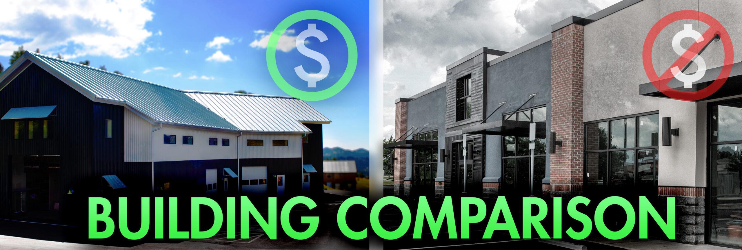 Custom Steel Buildings vs. Traditional Construction: A Side-by-Side Comparison