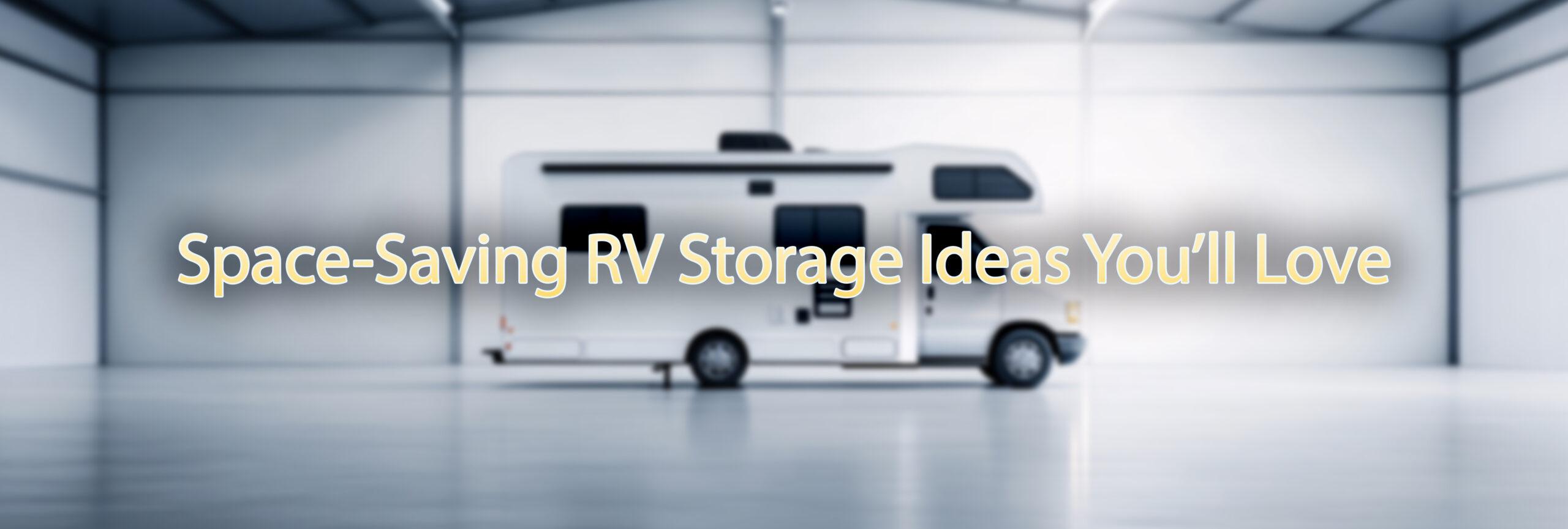 RV Storage Shed Ideas: Tips for Safe and Convenient Organization