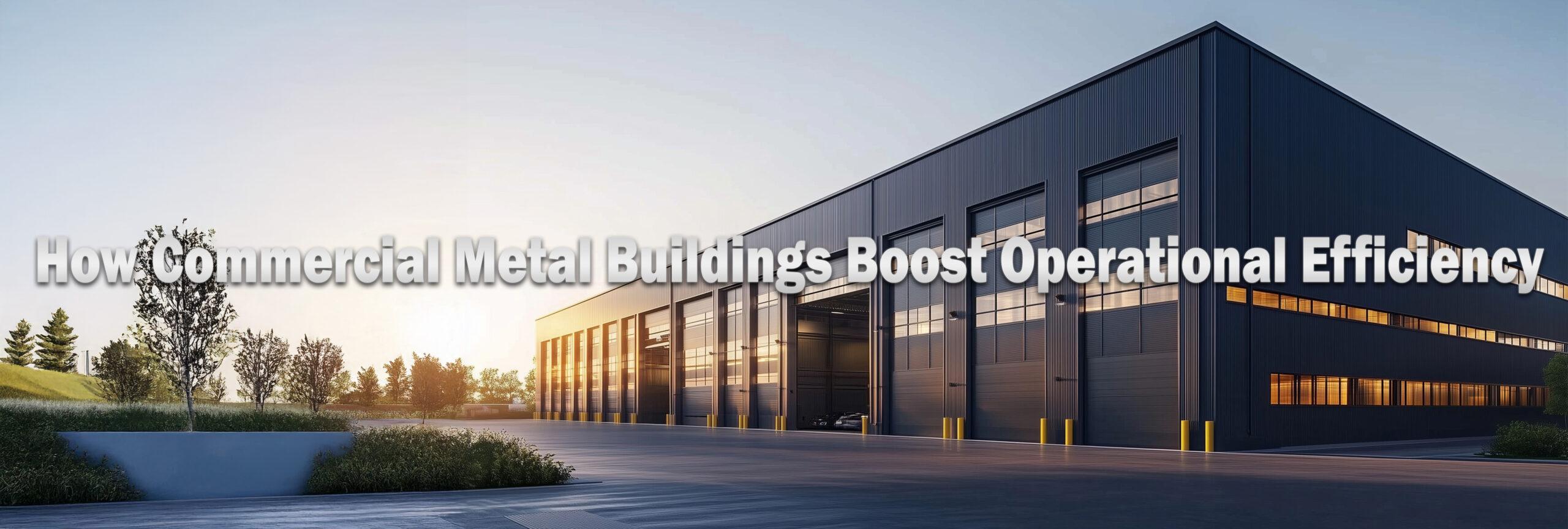 How Commercial Metal Buildings Boost Operational Efficiency